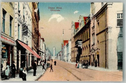 Düren 1922 Cölnstrasse Cafe Geschäft