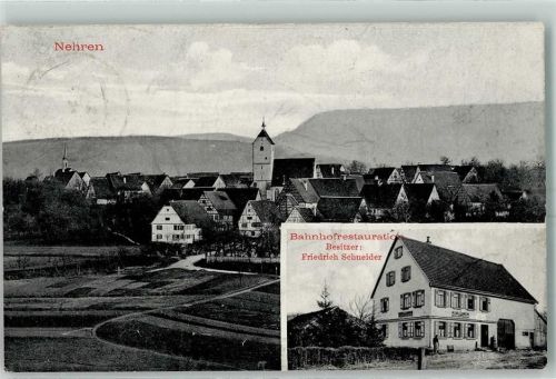 Nehren Bahnhofsrestauration Bes Friedrich Schneider