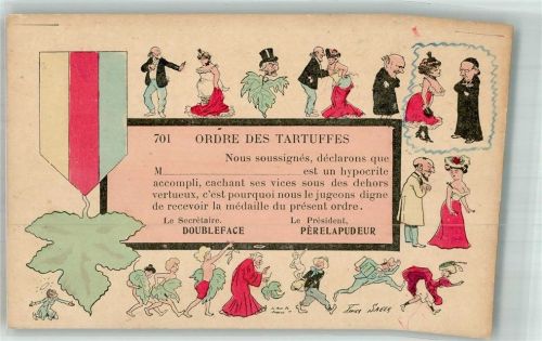 Erotik Ordre des Tartuffes