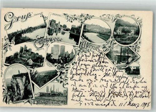 Eschwege 1898 Burg Hanstein Heldrastein Normannstein Alte Brücke Werratal