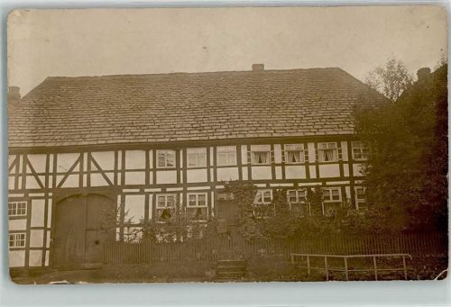 Lüthorst Fachwerkhaus Ort handschriftlich