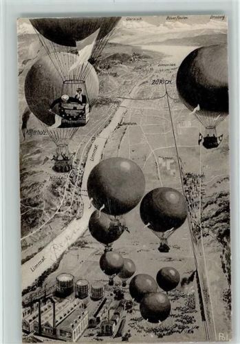 1909 Gordon Bennet Wettfliegen 1909 AK