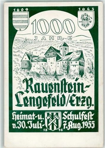 Lengefeld 1000 Jahre Heimat- u. Schulfest Rauenstein