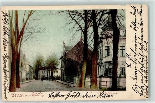 Goch 1902 Bahnpost Cöln Cleve Zug 228 11.6..2 Bahnhofstraße