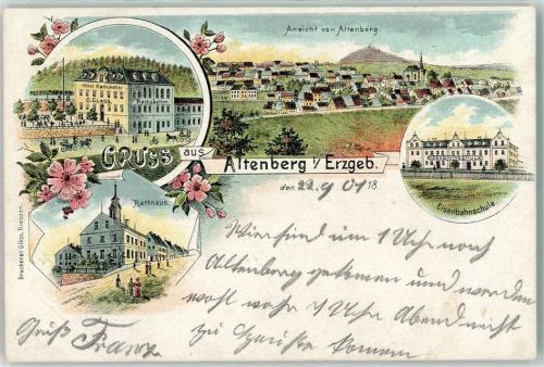 Altenberg Eisenbahnschule Rathaus