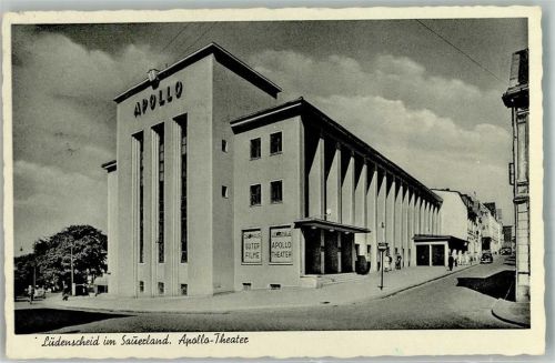 Lüdenscheid 1957 Apollo Theater Kino