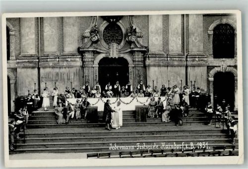Hejnice 1931 Jedermann-Festspiele