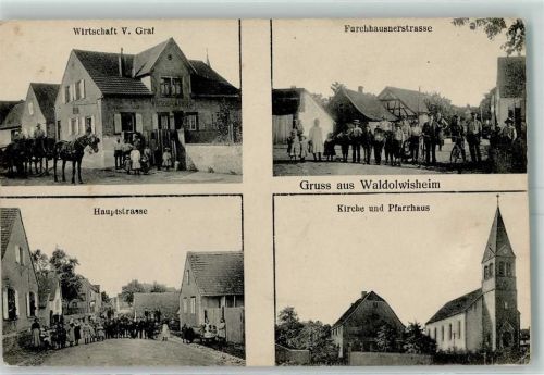 Waldolwisheim 1915 Gasthaus V. Graf AK