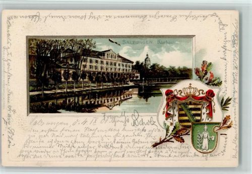 Bad Salzungen 1901 Passepartout Kurhaus