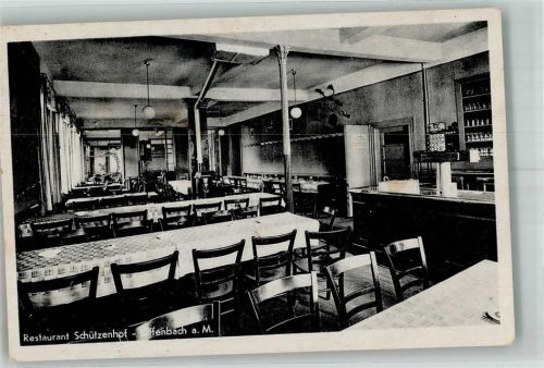 Offenbach Gasthaus Schützehof Speisesaal Tresen