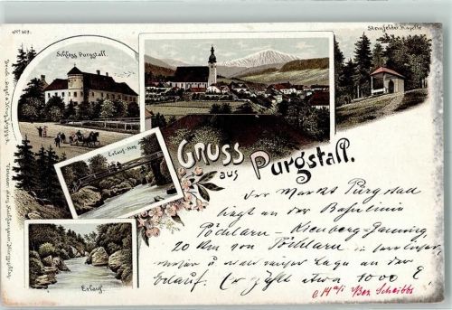 Purgstall Schloss Steinfelder Kapelle Erlauf-Steg Erlauf