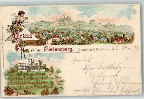 Niederlössnitz 1899 Friedensburg