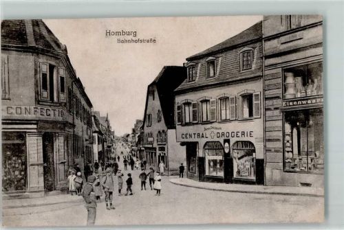 Homburg Bahnhofstraße Central-Drogerie Eisenwarengeschäft