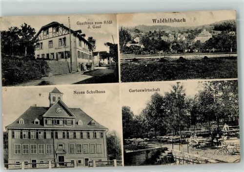 69151 W6903 Waldhilsbach - Gasthaus Zum Rößl J. Gaul Neues Schulhaus