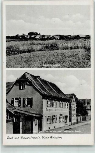 Burg-Gräfenrode Gasthaus Metzgerei Wilhelm Barth