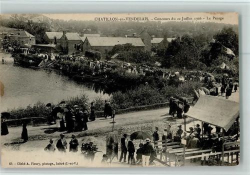 Chatillon-en-Vendelais Concours 22 Juillet 1906 Festzug Le Pesage