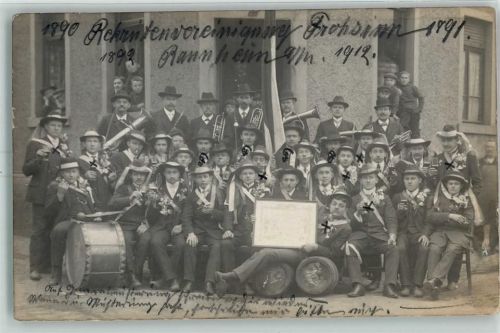 Raunheim 1912 Trachtengruppe Musikgruppe