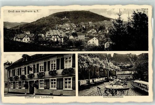 Hofheim Gasthaus zum Landsberg Gartenrestaurant
