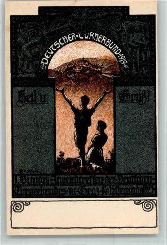 Graz Deutscher Turnerbund 1. Bundes-Jugendtreffen 1925 AK