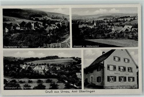 Urnau Hinterdorf Sägewerk Handlung v. A. Stocker