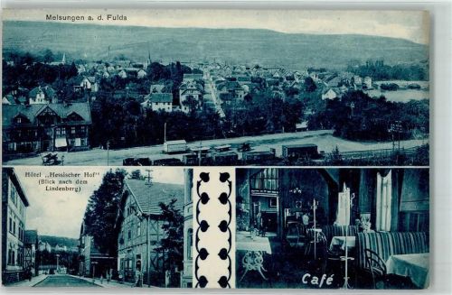 Melsungen Hotel Hessischer Hof Bes Jean Markolf Blick nach dem Lindenberg