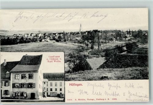 Hüfingen Gasthaus Zum Ochsen von Karl Welte