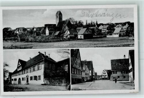Gärtringen Schloss Partie beim Rathaus
