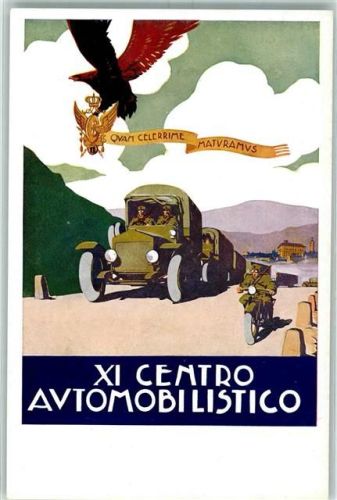 Udine Militär XI Centro Automobilistico sign. Ferrari AK
