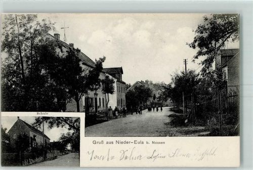 Nossen 1909 Nieder-Eula Schule