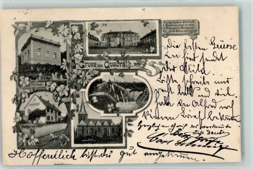 Quadrath-Ichendorf 1905 Schloß Schlenderhan Gasthaus zur Post Villa Saphir