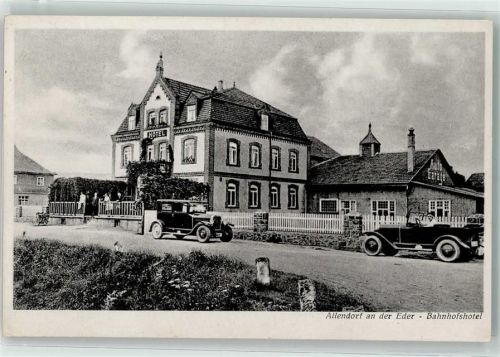 Allendorf Bahnhofshotel Oldtimer