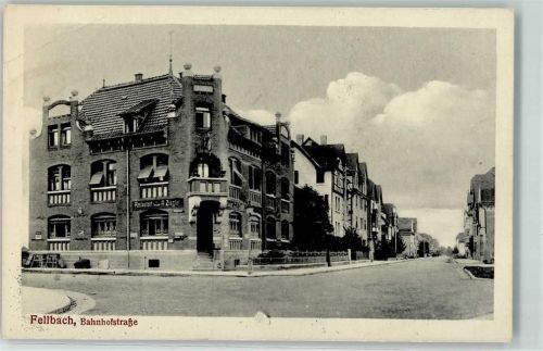 70734 W7012 Fellbach , Württ - Bahnhofstraße Gasthaus Ziegler