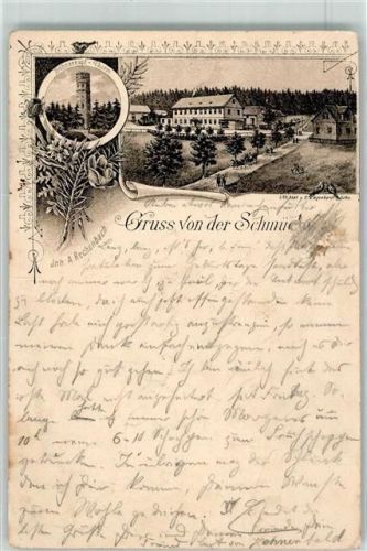Schmücke 1893 Vorläufer Litho