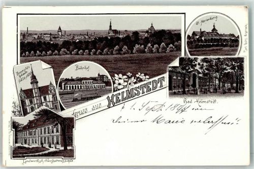Helmstedt Vorläufer Bad Helmstedt Universität Bahnhof St. Marienberg