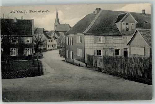 Wülfrath 1912 Wiedenhoferstraße Kirche