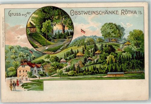 Rötha Obstweinschänke Fahnen