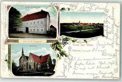 27305 W2814 Bruchhausen-Vilsen Gebrauchsspuren Hotel Louisville Kleiner Einriß u. Stauchung