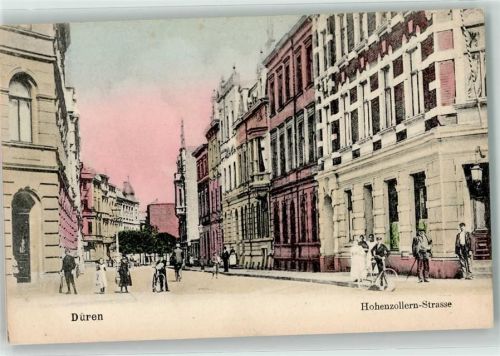 Düren Hohenzollern Straße Fahrrad