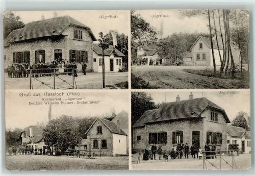 Haßloch 1919 Gasthaus Jägerlust