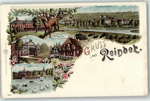 Reinbek Mühlenteich Sophienbad Pension Scherer Schloß Reinbek Rehbock