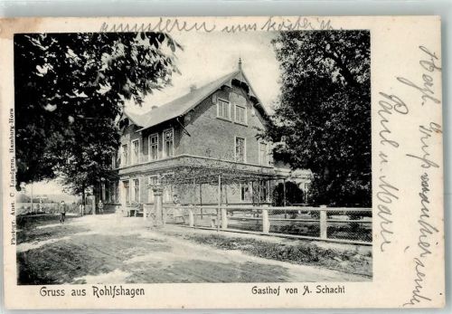 Rohlfshagen 1904 Gasthaus von A. Schacht