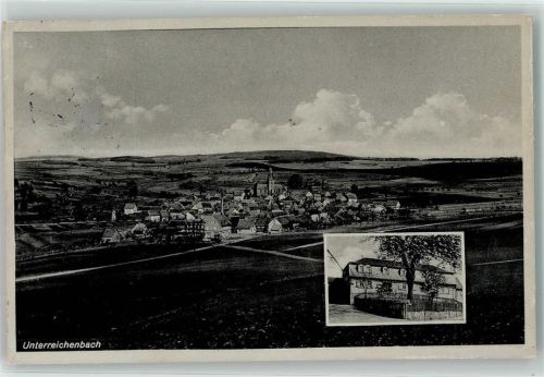 Unterreichenbach Landpost Unterreichenbach über Wächtersbach Gasthaus zum grünen Baum