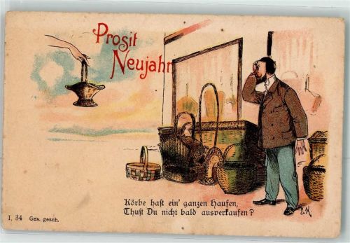 Glückwunsch Neujahr Körbe