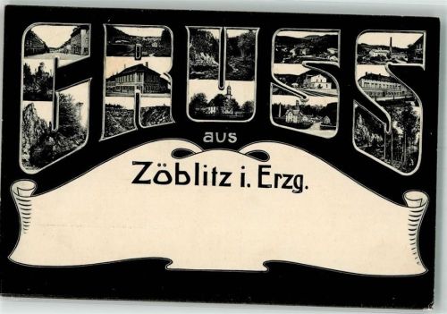 09517 O9347 Zöblitz 1917 - Mehrbildkarte