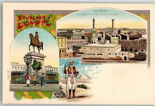 Alexandria Alexandrie Moh. Metamed Ali Pyramiden Pompee