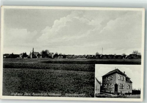 61130 W6361 Assenheim, Hess Foto AK Gemischtwaren-Handlung Jung III.