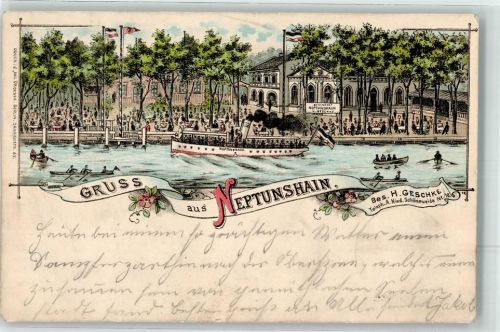 Niederschöneweide 1897 Etablissement Neptunshain