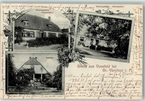 Voßfeld 1905 Erholungsheim Veranda