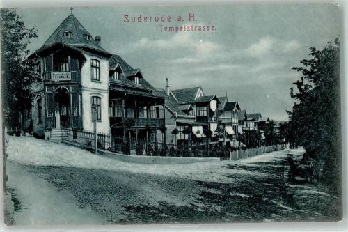 Bad Suderode 1900 Tempelstraße Hotel
