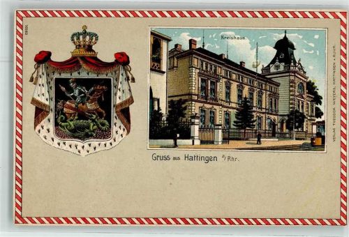 Hattingen Wappen Kreishaus Passepartout